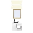 thumbnail image 1 of Gabinete Para Baño Con Lavabo AGATHA Con Lampara Y Espejo, 1 of 7