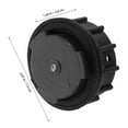 thumbnail image 2 of Niceauty Waste Bins Stopper Plastic Black Leakproof Drainage Control for Outdoor Commercial Waste Bin 1Set, 2 of 7
