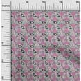 thumbnail image 1 of oneOone Cotton Flex Light Gray Fabric Leaves & Floral Artistic Sewing Material Print Fabric By The Yard 40 Inch Wide, 1 of 4