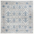 thumbnail image 3 of SAFAVIEH Brentwood Gillian Floral Area Rug, Light Gray/Blue, 5' x 5' Square, 3 of 13