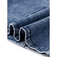 thumbnail image 5 of Agnes Orinda Women's Plus Size Cropped Denim Vest Button Down V Neck Sleeveless Casual Jean Waistcoat Jackets 4X Gray Blue, 5 of 6