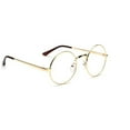 thumbnail image 4 of serony Unisex Korean Vintage Eyeglasses Round Metal Frame Spectacles Clear Lens Eye Glasses Accessory, 4 of 8