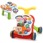 CUTE STONE Baby Sit-to-Stand Learning Walker Kids Early Educational Activity Center Toy Gift for Toddlers Infant Boys Girls
