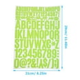 thumbnail image 2 of HLONK8 Sheets Self-adhesive Stickers Numbers Laptop Poster Board, 2 of 8