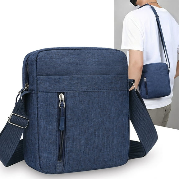 Inerposs Multi Pocket Crossbody Bag, Portable Sports Chest Bag, Durable Nylon Chest Bag for Daily Use, Adjustable Secure Fitting Waist Bag, Lightweight Organizer for Workouts and Errands