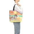 thumbnail image 7 of Lsque Bluey Pattern Tote Bag for Women, HandBags with Zipper, Large Capacity Casual Shoulder Handbags with Inner Pockets, 7 of 7