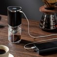 ZNGXZB Portable Rechargeable Ceramic Coffee Grinder with TYPE C USB