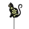 thumbnail image 2 of Evergreen 37" Glow in the Dark Cat Garden Stake Garden and Yard Decor, 2 of 3