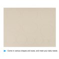 thumbnail image 3 of Unique Bargains Down Jacket Patch Nylon Repair Tape, 6 Sheets Self Adhesive Cloth Fabric Patch, Beige, Round Oval, 3 of 5