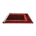 thumbnail image 2 of Ahgly Company Machine Washable Indoor Rectangle Abstract Red Modern Area Rugs, 2' x 4', 2 of 4