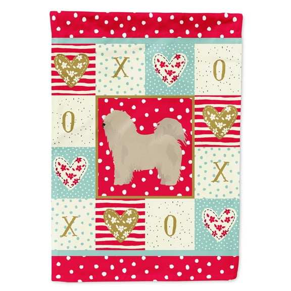 Carolines Treasures CK5870GF Odis Love Flag Garden Size Small multicolor