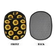 thumbnail image 2 of Pofeuu Sunflower (2) Print Silicone Pot Mat Mitten With Hanging Loop Heat Resistant Oven Mitts Non-Slip Bbq Baking Smoking Potholders, 2 of 7