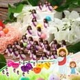 thumbnail image 4 of 100 Pcs Little Jesus Figures in Bulk Back to School Gift Toys Sunday Prizes Purple Little Small Jesus Figurines Religious Party Favors Decor Supplies to Hide and Seek Baptism Stuffers, 4 of 6