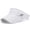 White, variant on HNMKIU Summer Outdoor Sun Visor Cap Breathable Adjustable Hat for Leisure Activities and Sun Dark Gray,One Size