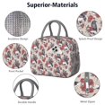 thumbnail image 4 of Lunch Bag Lunch Box for Women Reusable Insulated Lunch Bags,Water-Resistant Gothic Cooler Lunch Tote Bag, Large Capacity for Work Travel Picnic, 4 of 6
