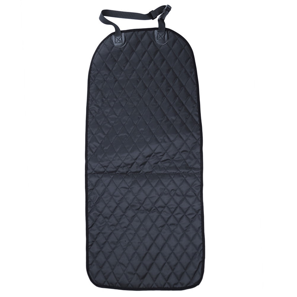 FOMIYES Pet Cushion Black Waterproof Oxford Fabric Car Front Seat Protector with Adjustable Straps