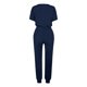 thumbnail image 5 of ICHUANYI Clearance Fashion Women Summer Solid Button Casual Short SLeeve Top+ Pant Set(Navy, M) ICHUANYI WER2023080914393, 5 of 5