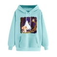 thumbnail image 6 of Heisall Womens Hooded Sweatshirts Long Sleeve Printed Loose Fit Casual Fashion Sweatshirt, 6 of 6
