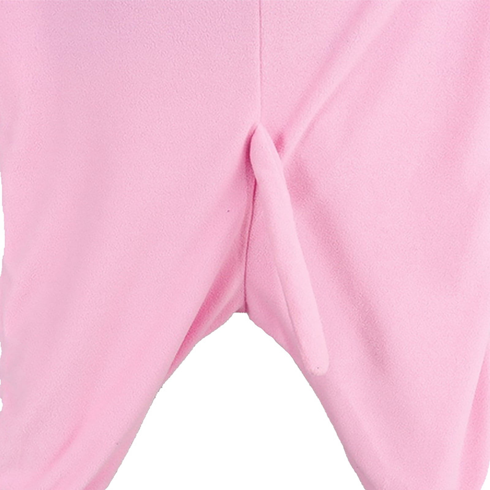 ZJXFGS Hoodie Onesie for Women, Animal Onesie, Cosplay Costume for Men Women, Unisex One-Piece Pajamas, Soft Cozy Onesie Costume Pink L
