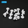 thumbnail image 3 of Uxcell Silicone Rubber Solid Plug Soft Flexible Stopper for 3.5-4mm Hole White 15 Pieces, 3 of 5