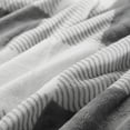 thumbnail image 4 of Nestl Ultra Plush Heavy Thick Raschel Imitation Mink Bed Blanket, 55 x 82, Gray Check, 4 of 5