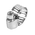 thumbnail image 1 of Abrazaderas de manguera de acero galvanizado de 1 pulgada para tuberías, engranajes sinfín, plomería, automoción. Paquete a granel de 1 abrazadera., 1 of 5