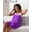 Purple, variant on Sivio 7lbs Weighted Lap Blanket for Adults, Breathable and Machine Washable Lap Pad for All Season, Portable for Travel Relaxation, 24" x 29" Gray