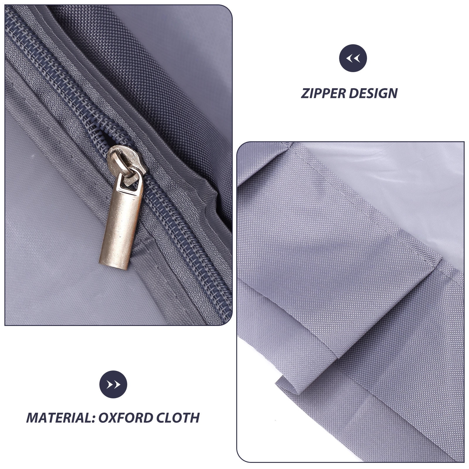 WHAMVOX  Hanging Garment Suit Bag Oxford Clothing Rack Cover Storage Enclosed
