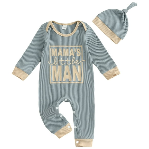 gdxvjhbj Newborn Clothes Winter Newborn Baby Boy Clothes Little Brother Romper Jumpsuits One Piece Infant Coming Home Outfit Clothing Set 0 3 6 9 12 18 24 Months (Sky Blue,12-18 Months)