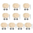 thumbnail image 1 of 10 Sets Doll Joint Connectors Cotter Pin Joints and Wooden Fibreboard Disks Movable Engage Bolt Doll, 1 of 5