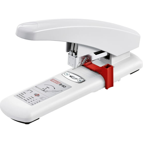 Grapadora Novus B40, resistente, con capacidad para 100 hojas, antiatascos