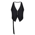 thumbnail image 5 of Taylonsss Womens Denim Vest Sleeveless Slim Fit V Neck Casual Daily Party Vacation Style, 5 of 7