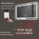thumbnail image 4 of Bathroom Smart LED Mirror Wall Mount LED Adjustable BackLit Decorative Mirror Defogging For MakeUp Bluetooth-compatible Speaker My Lux Decor Round, 4 of 6
