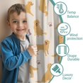 thumbnail image 3 of Blackout Kids Curtains,Golden Retriever with Bones and Paws Childrens Insulated Curtains Set Of 2,Bedroom Essentials,Toddler Room Decor 42x54in(106x137cm), 3 of 4