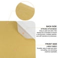 thumbnail image 4 of Uxcell Linen Fabric Patches Self-Adhesive Fine Linen Repair Tape for Linen Sofa Upholstery Furniture Pillow Clothing Mustard 4Pcs, 4 of 6