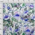 thumbnail image 3 of oneOone Cotton Cambric Royal Blue Fabric Florals Quilting Supplies Print Sewing Fabric By The Yard 56 Inch Wide, 3 of 6