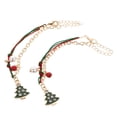 thumbnail image 3 of 2pcs Festive Charm Chain Christmas Bracelet Alloy Wrist Chain Bangle, 3 of 8