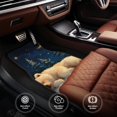 thumbnail image 6 of Fuzoiu Starry Sky Sleep White Bear Print Carpet Floor Mats for Car,Car Foot Mat Set,Universal Fit 4 Piece Mat Pad Set,Fits Most Cars Trucks Vans Sedans SUV Auto Carpet Mat Se, 6 of 7
