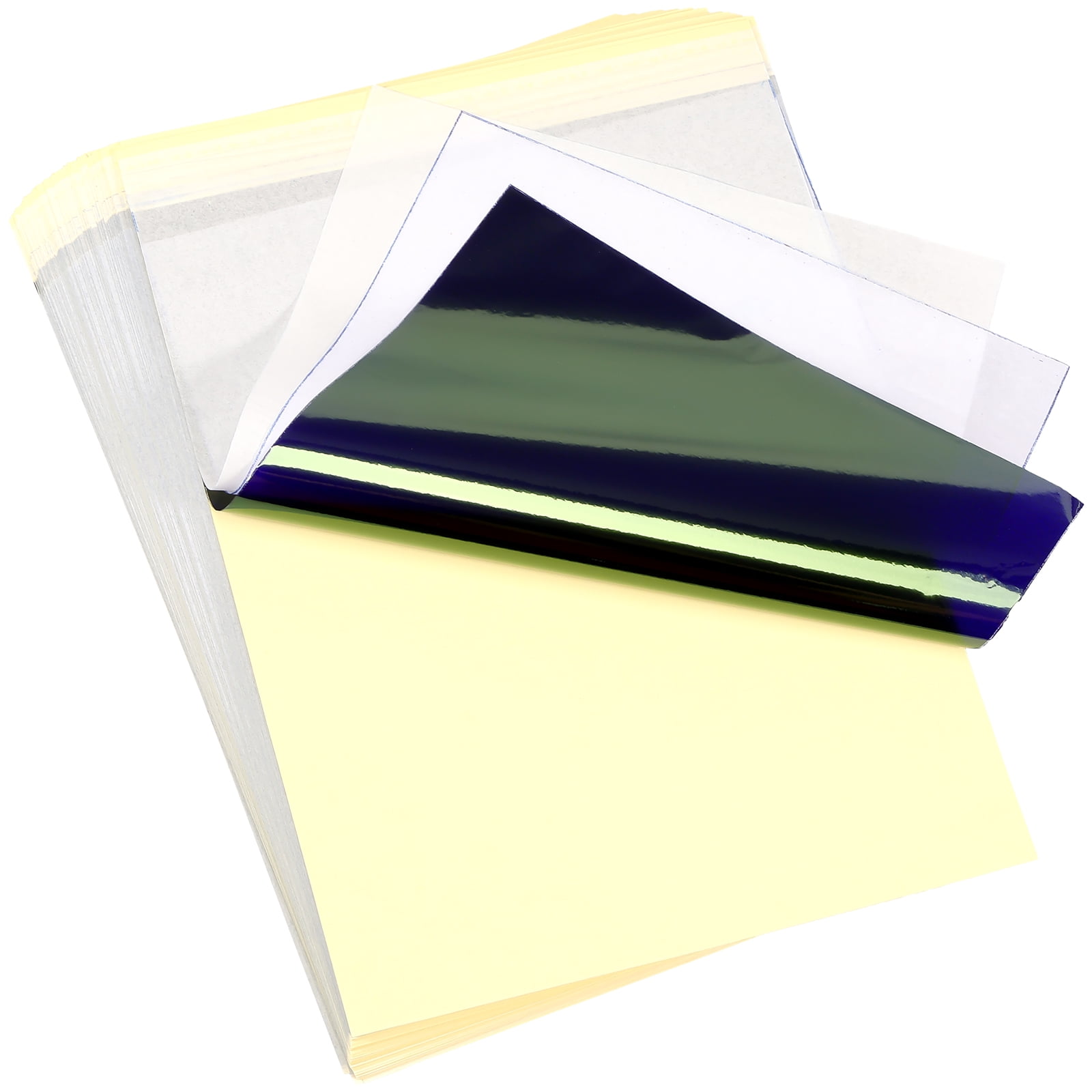Toorise 100 Sheets Tattoo Transfer Paper A4 Size Tattoo Stencil Paper 4 Layers Thermal Stencil Paper DIY Tattoo Tracing Paper for Commercial and Personal Use