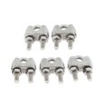 thumbnail image 1 of Clips para cables de acero Pernos en U Abrazaderas de clip de cable de acero 3 mm / 4 mm / 5 mm / 6 mm / 8 mm Sunnimix Abrazaderas de clip de cable, 1 of 8