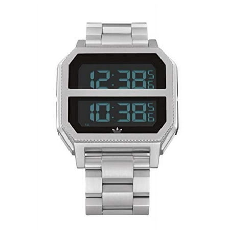 Adidas Archive mr2 Mens Digital Quartz Watch with Stainless Steel Bracelet Z211920-00