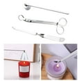 thumbnail image 3 of tredstone Candle Extinguisher Set Candle Snuffer Wick Trimmer Dipper Silver 1Set, 3 of 6