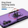 thumbnail image 4 of for Samsung A13 5G case, Galaxy A13 5G case, [Military Grade] with HD Screen Protector Magnetic Ring Kickstand Car Mount Protection Armor Phone Case Cover for Samsung Galaxy A13 5G, Purple, 4 of 15