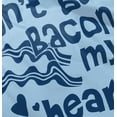 thumbnail image 5 of Don't Go Bacon My Heart Cute Pun Toddler Boy Girl T Shirt Infant Toddler Brisco Brands 12M, 5 of 6