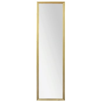 Mainstays Door Mirror, 13.38IN X 49.38IN, Gold Finish