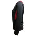 thumbnail image 3 of Playera Athletic Works para Niño Juvenil, Deportiva Manga Larga Rojo con Negro Talla 16, 3 of 4