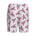 thumbnail image 4 of Picia Cartoon Lobsters 1 Pajama Shorts for Men, Men's Pajama Bottoms, Sleepwear,Short Pajama Pants-X-Large, 4 of 9