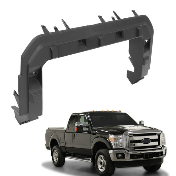 KOJEM Right Grille Bracket Fit for 2011-2016 Ford F250 F350 F450 F550 Super Duty Replacement for BC3Z8A284CA FO1213113 Passenger Side Grill Plastic(ABS) Black