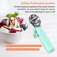 thumbnail image 6 of Heated Ice Cream Scoop - Rechargeable Electric Scooper Warms to 158°F for Hard Desserts, Blue, 6 of 7