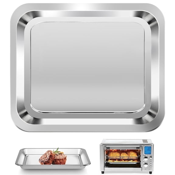 GWY Air Fryer Tray for Everyday 360, 12"x10" Stainless Steel Drip Pan Bake Replacement Accessories